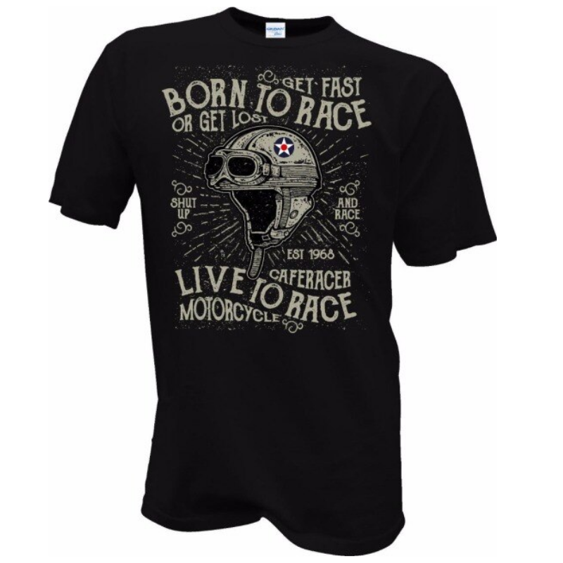 T-shirt moto - born to race