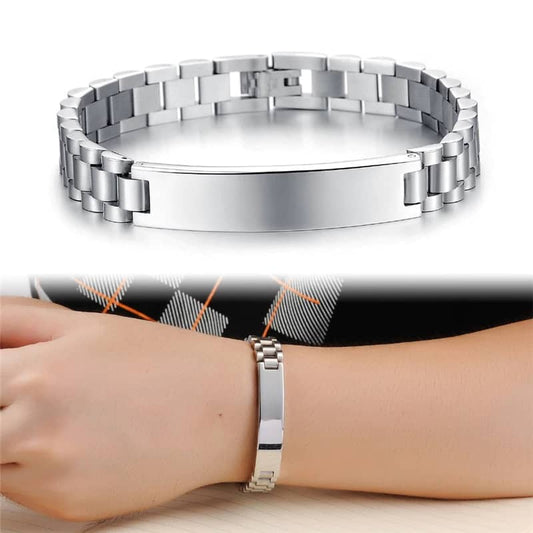 Bracelet biker en acier