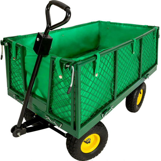 Chariot de jardin  550 kg - vert - 401029