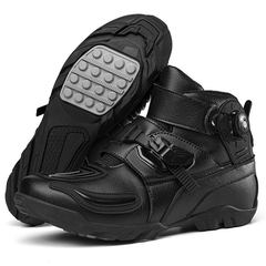 Chaussure de moto vintage pour homme