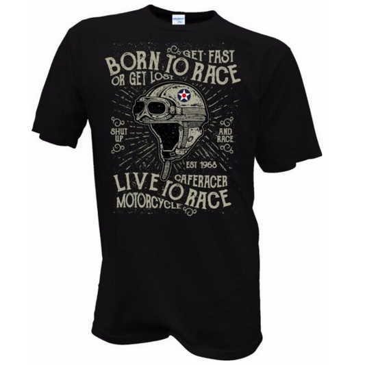 T-shirt moto - born to race