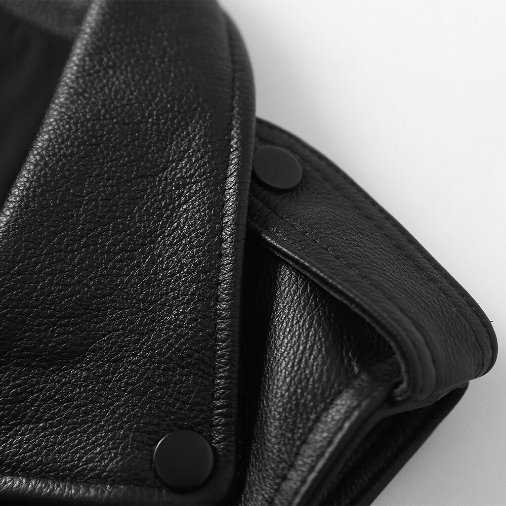 Gilet cuir biker - thorir